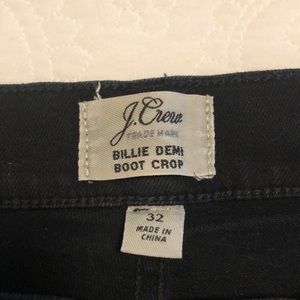 J Crew Billie boot cut jeans, cropped